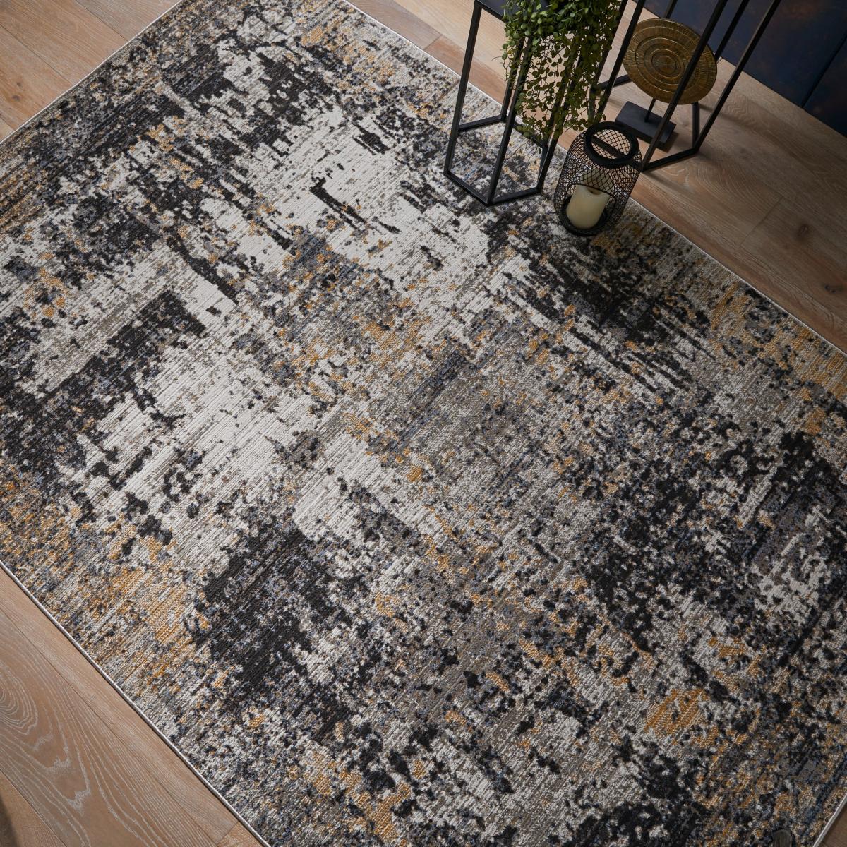 Mojave 8024H Distressed Rugs in Multi120x180cm – image 1