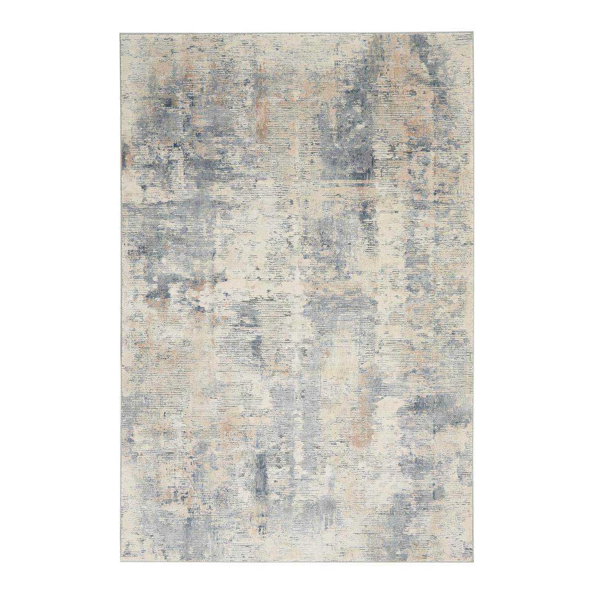 Rustic Textures Abstract Rugs RUS05 in Beige Grey 119x180cm – image 5