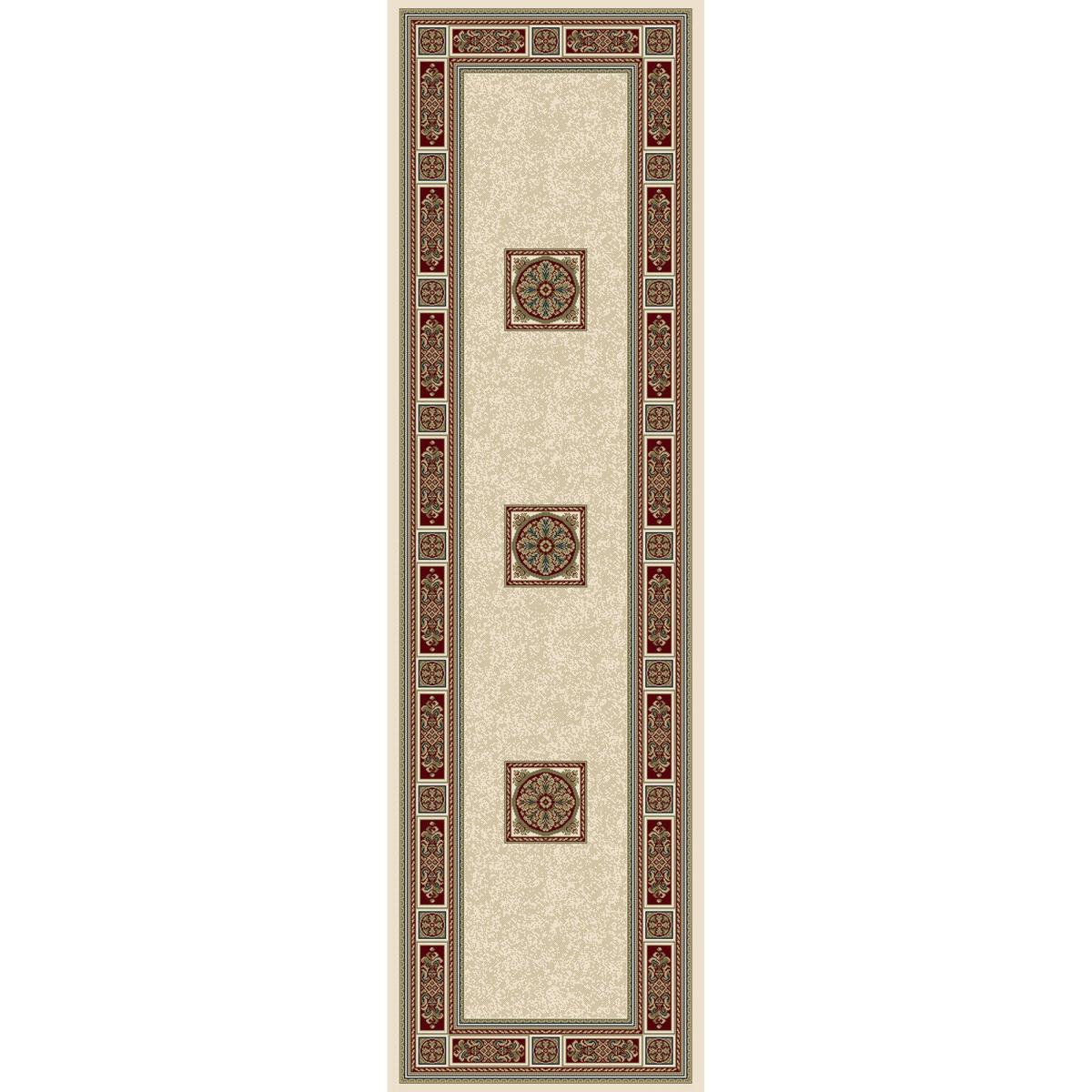 Da Vinci Traditional Bordered 57801 6414 Runner Rugs in Cream Red 67x330cm – image 5
