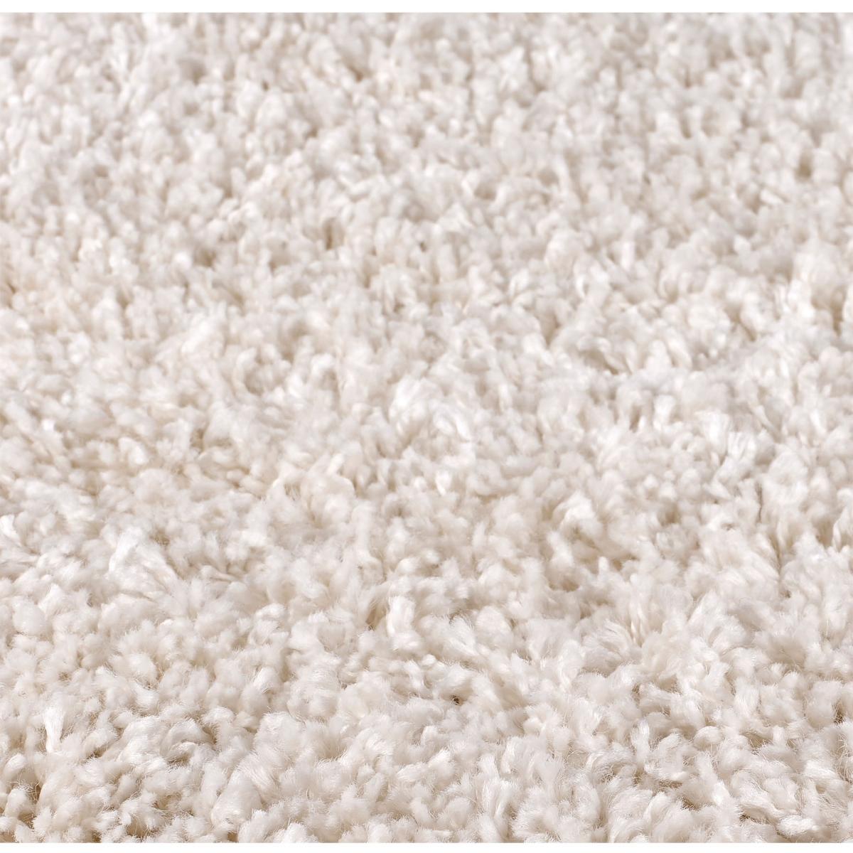 Isla Shaggy Plain Modern Rugs in Cream 160x230cm – image 3