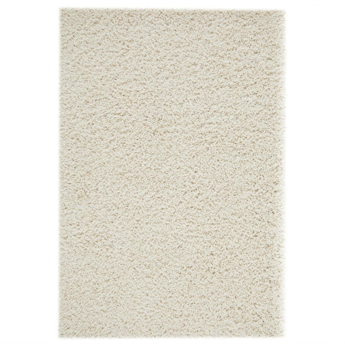 Isla Shaggy Plain Modern Rugs in Cream 160x230cm – image 5