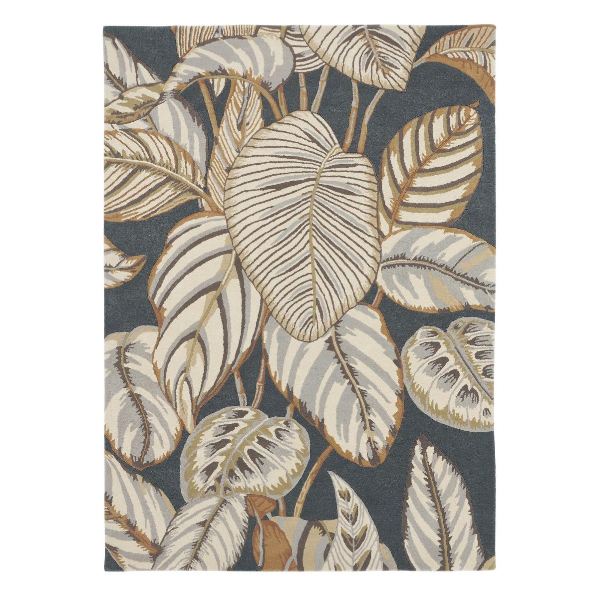 Calathea Rugs 50805 in Charcoal by Sanderson 250x350cm – image 2