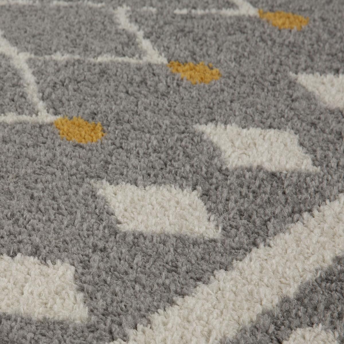 Gilbert 7152 K Boho Diamond Rugs in Grey Cream Mustard – image 2
