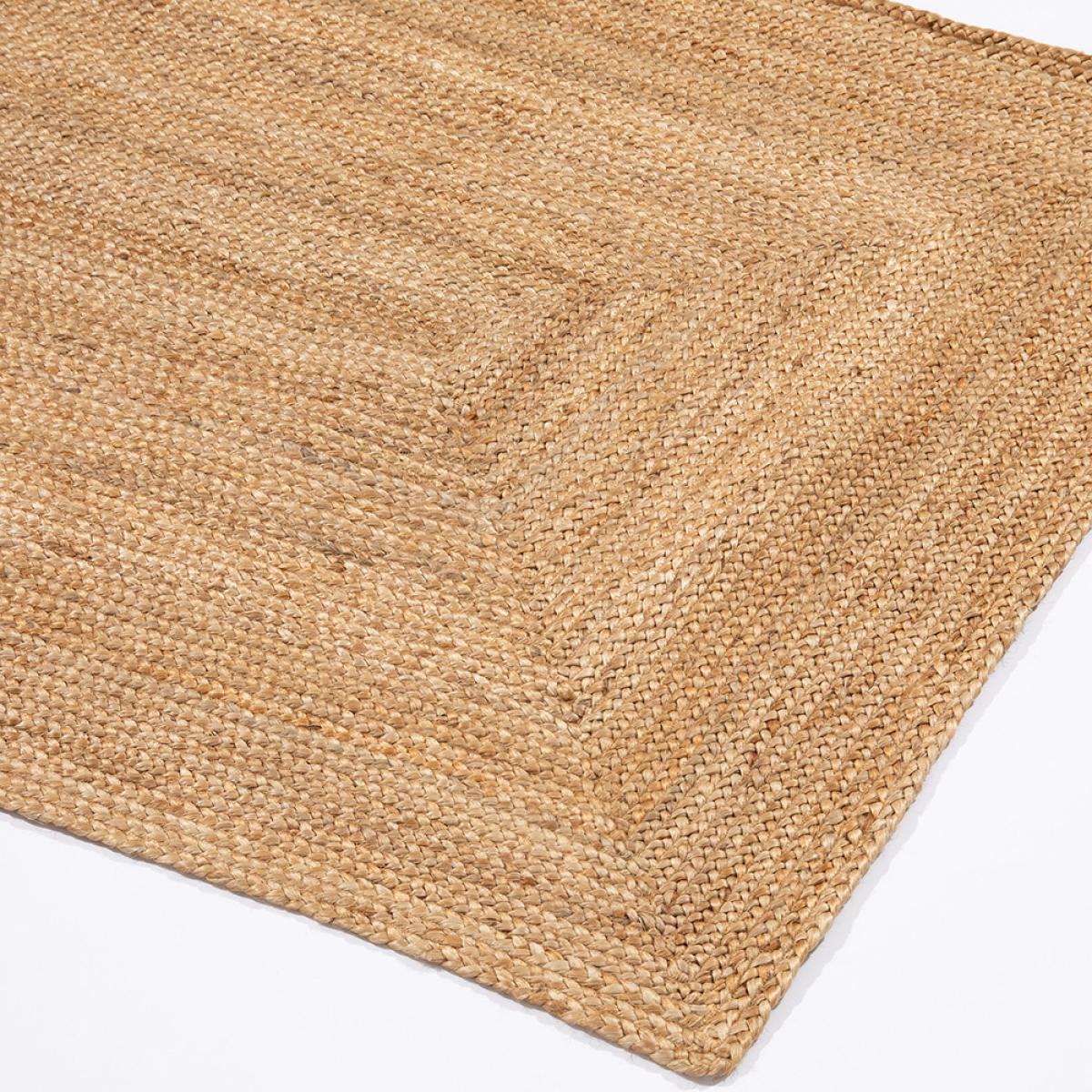 Stockport Natural Hand Braided Jute Rug in Natural&nbsp;120x170cm – image 2