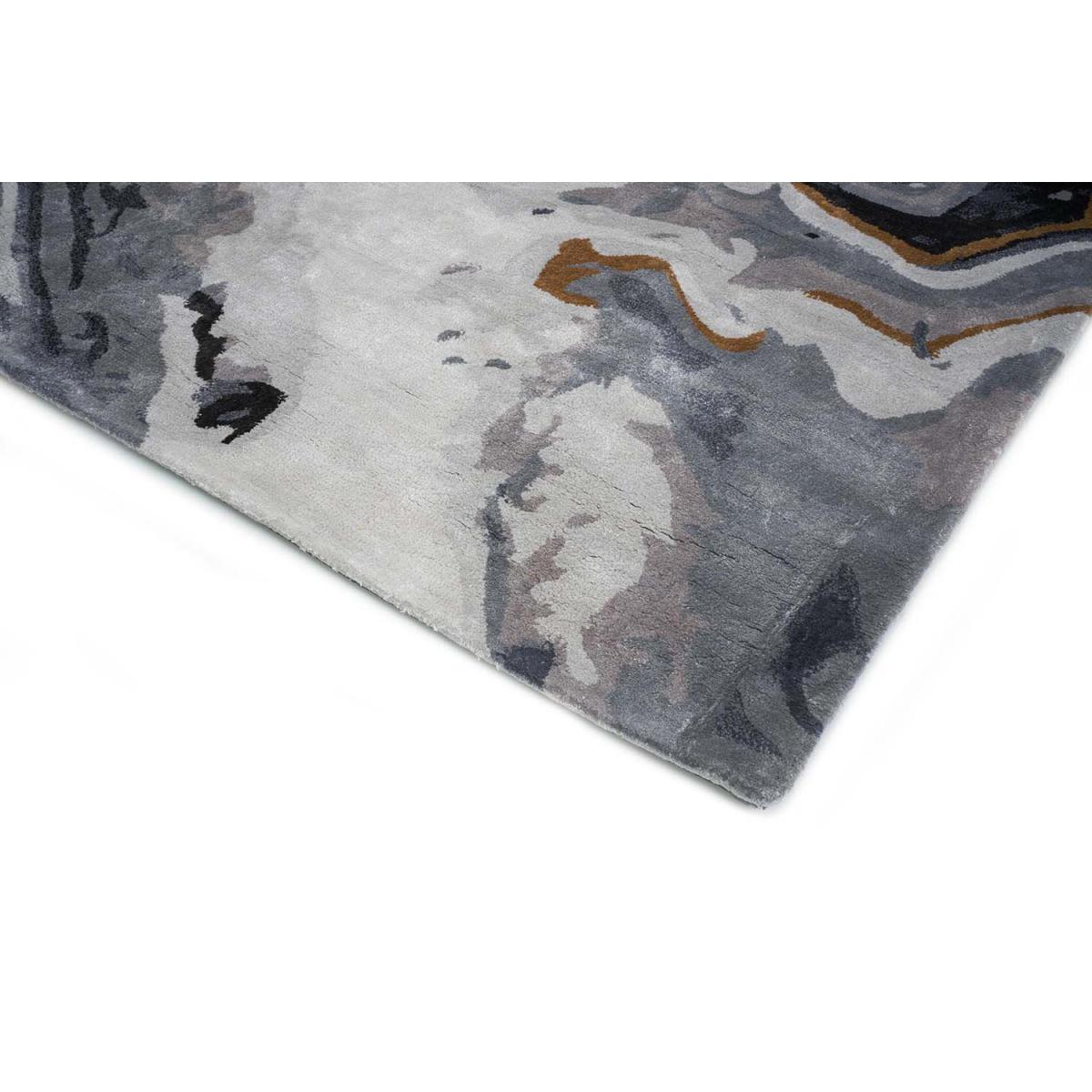 Shanghai Large Rug in Black Topaz - sofa.com – image 3