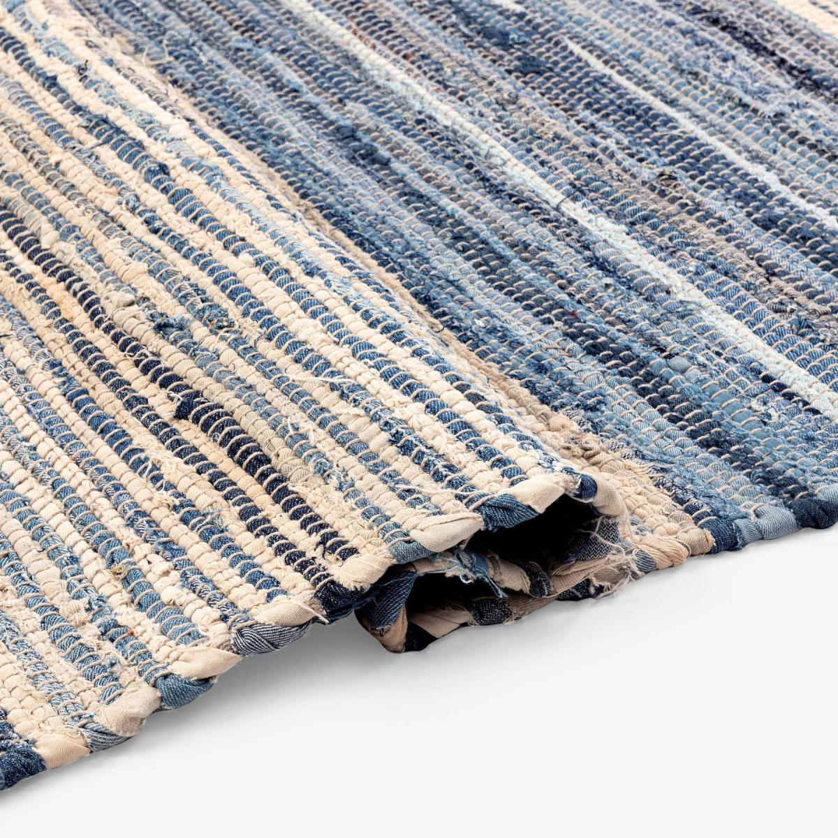 Toren Rug, Off-White - Blue,160x230 cm – image 4