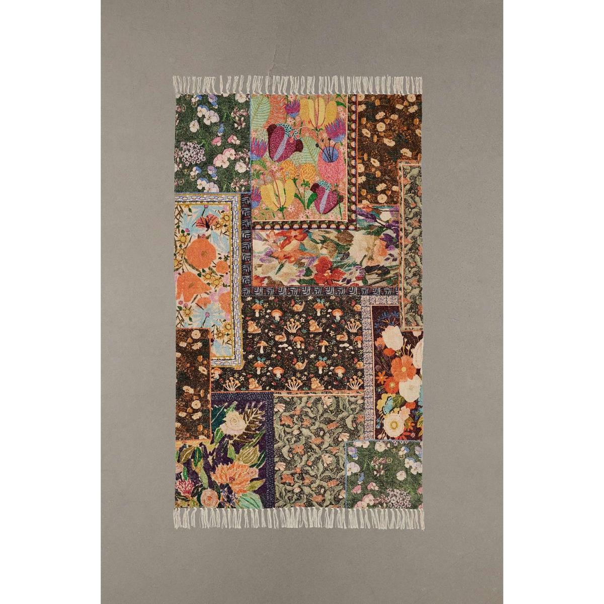 Woodland Patchwork 3x5 Rug - Assorted ALL at Urban Outfitters – image 2