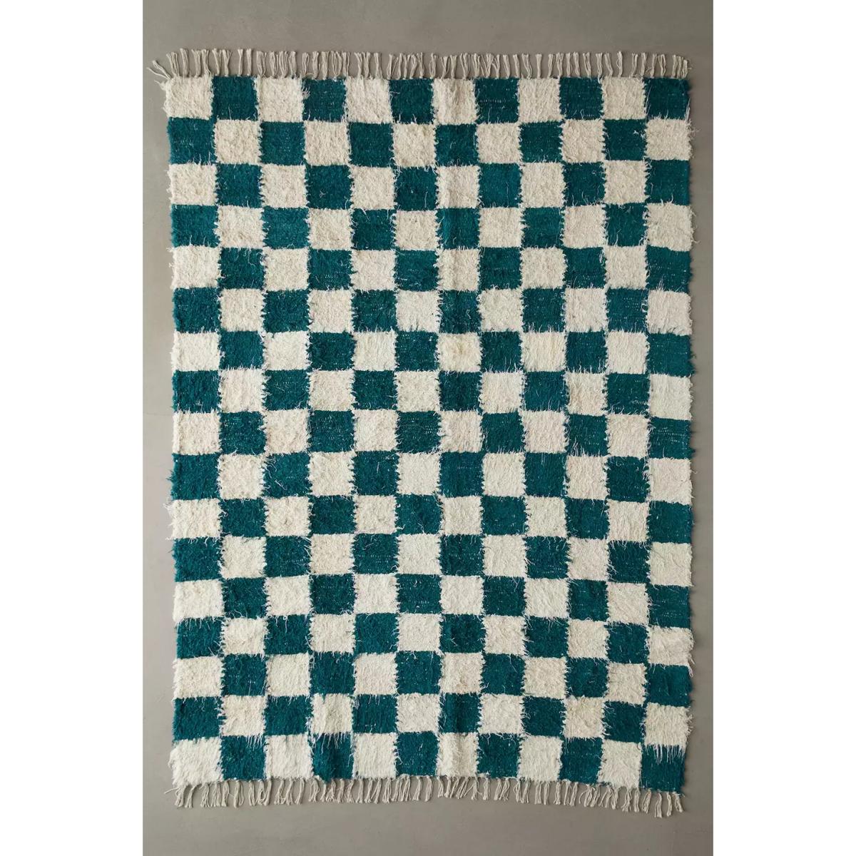 Checkerboard Green 5x7 Rug - Green ALL at Urban Outfitters – image 2