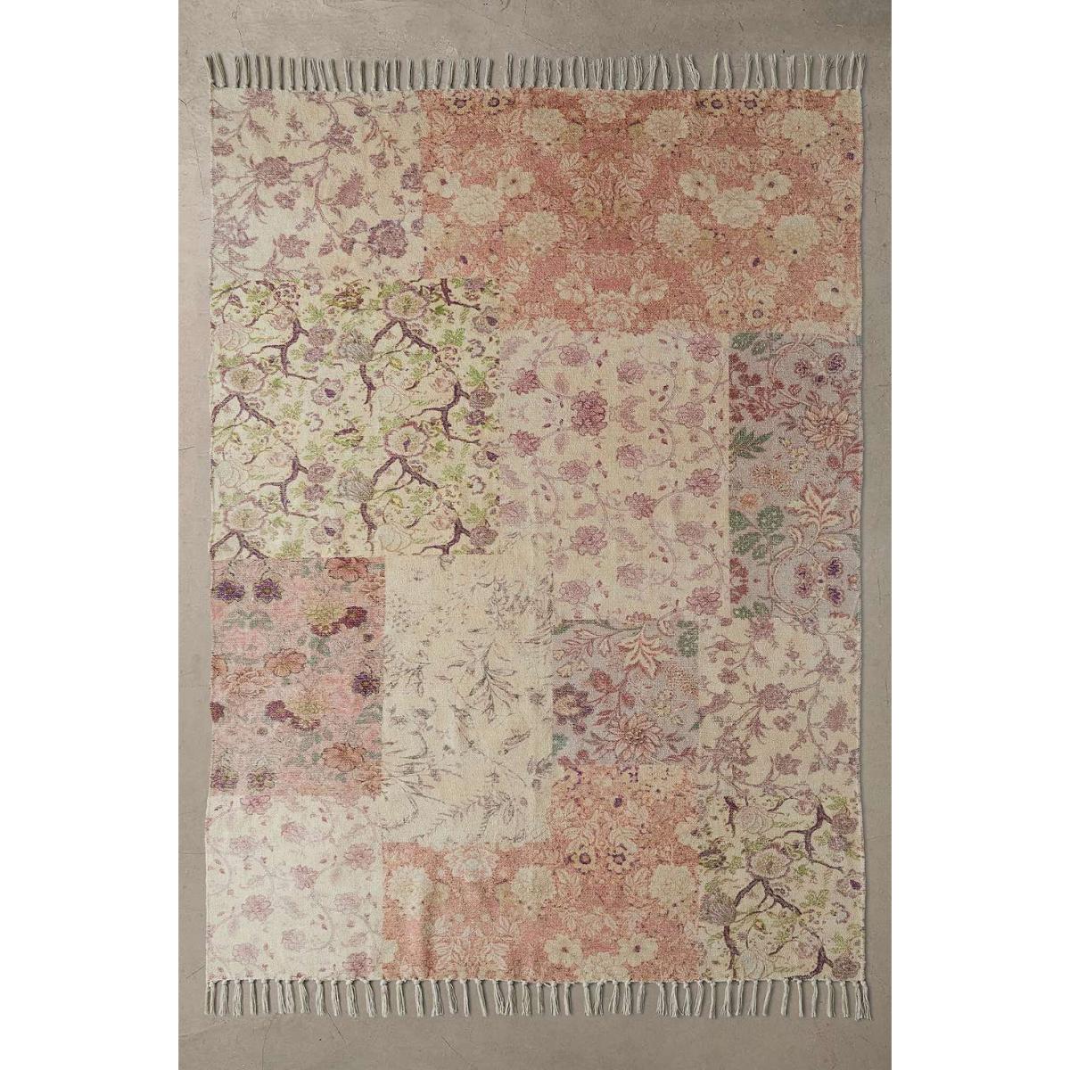 Mia Pink Patchwork 5x7 Rug - Pink at Urban Outfitters – image 2