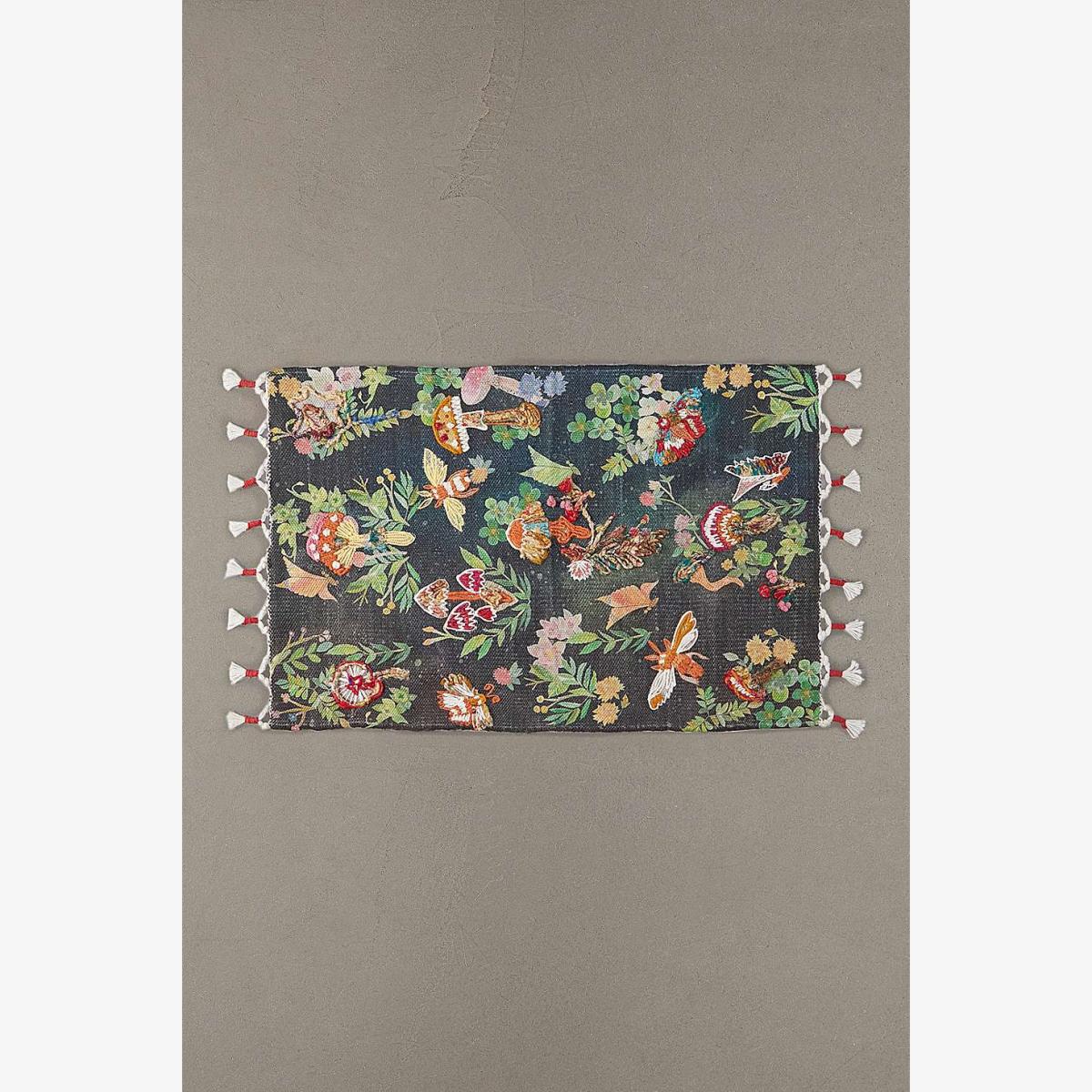 Urban Outfitters Woodland Embellished 2x3 Rug – image 1