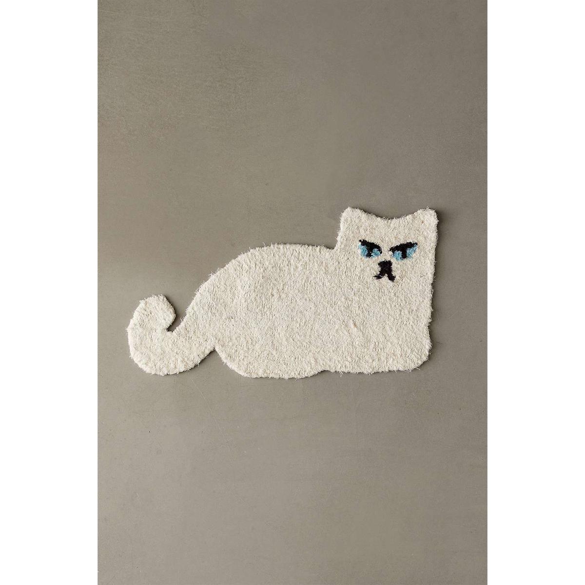 Urban Outfitters White Cat 2x3 Rug - White – image 2