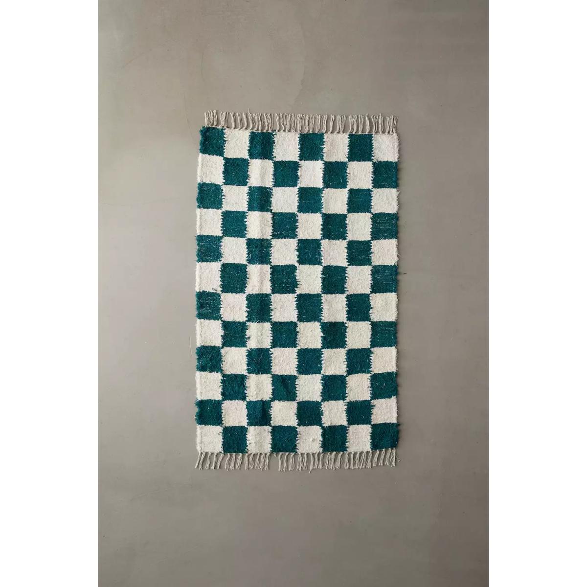 Checkerboard Green 3x5 Rug - Green ALL at Urban Outfitters – image 2