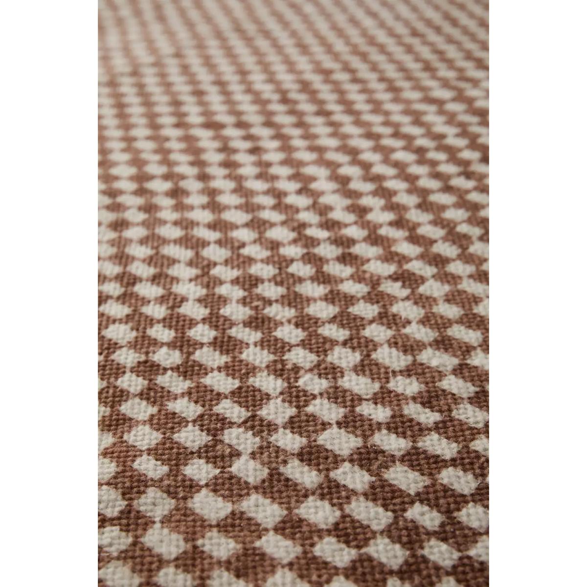 Micro Checkerboard Terracota 5x7 Rug - Brown ALL at Urban Outfitters – image 4