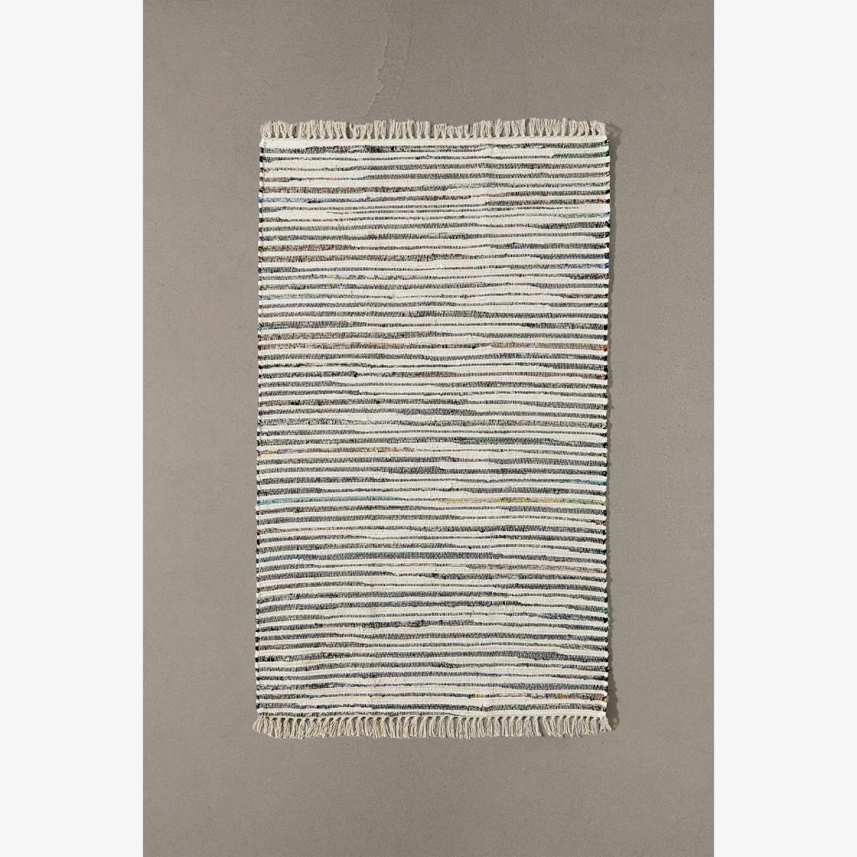 Urban Outfitters Neutral Tonal Stripe 3x5 Rug – image 1