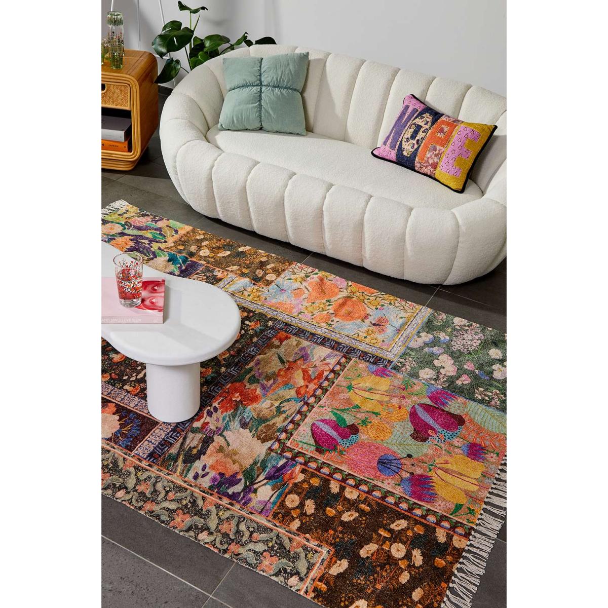 Woodland Patchwork 5x7 Rug - Assorted ALL at Urban Outfitters – image 3