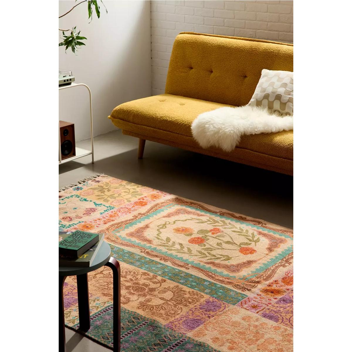 Pink Raya Print 5x7 Rug at Urban Outfitters – image 2