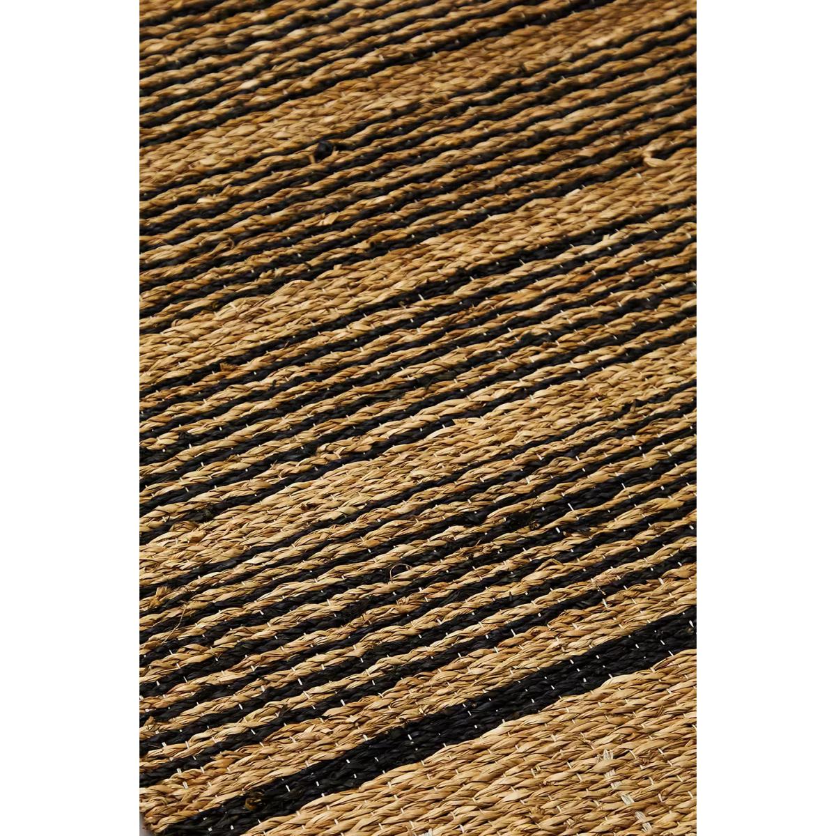Urban Outfitters Stripe Weave Jute 3x5 Rug - Black/White – image 2