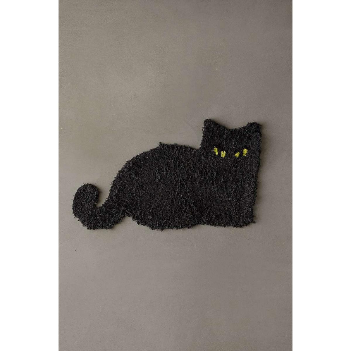 Urban Outfitters Black Cat 2x3 Rug - Black – image 2
