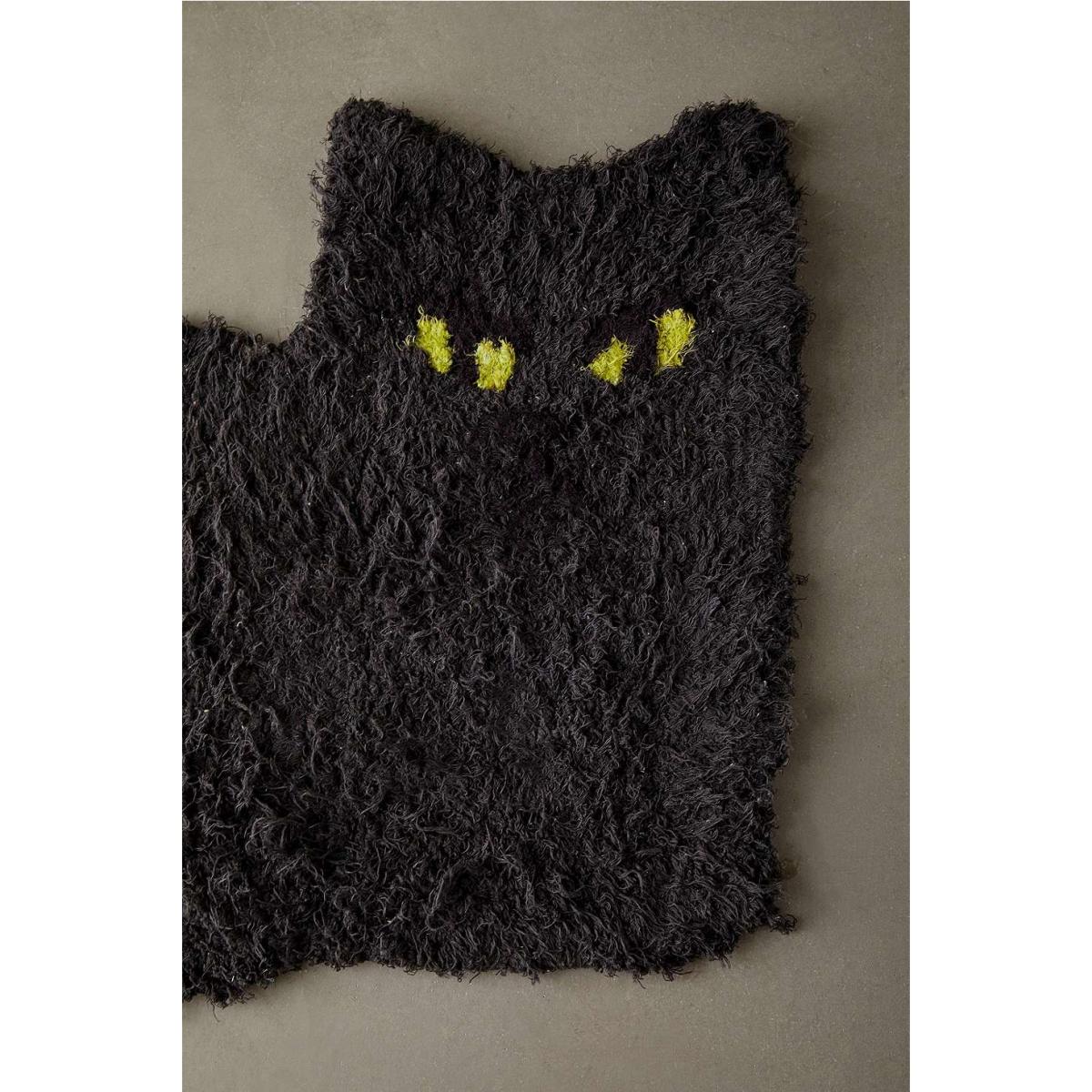 Urban Outfitters Black Cat 2x3 Rug - Black – image 3