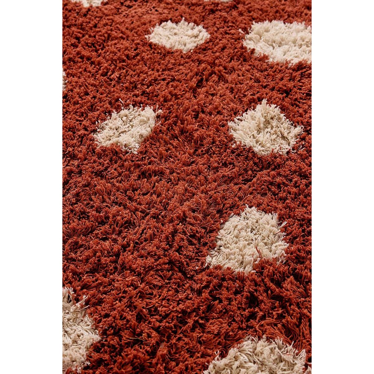 Terracotta Inky Spot 5x7 Rug - Rust at Urban Outfitters – image 2