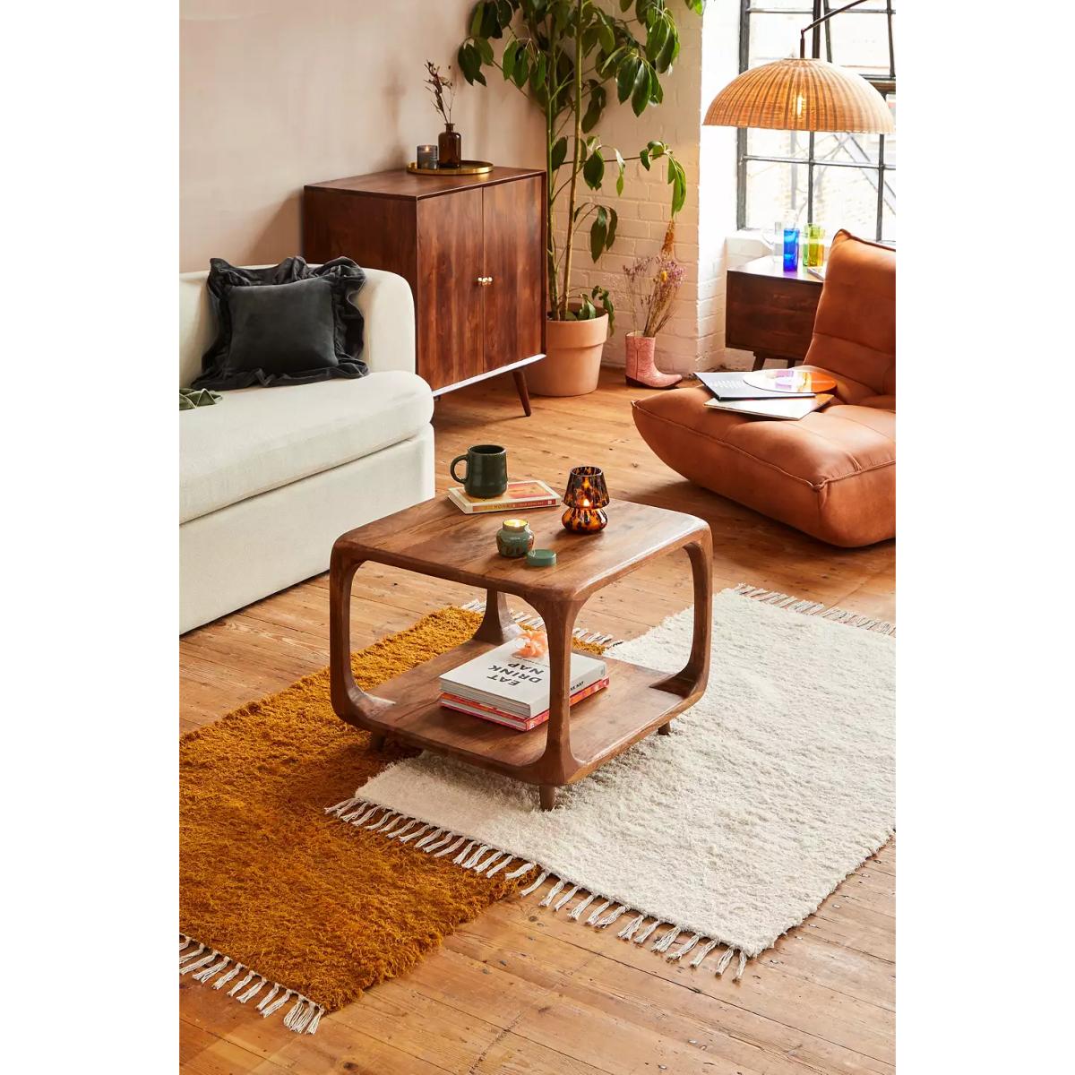 Urban Outfitters Honey Greyson Shaggy 3x5 Rug - Rust – image 2
