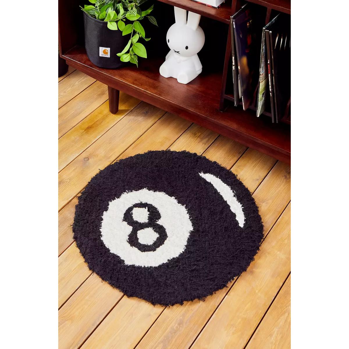 8 Ball Tufted Rug - Black/White ALL at Urban Outfitters – image 2
