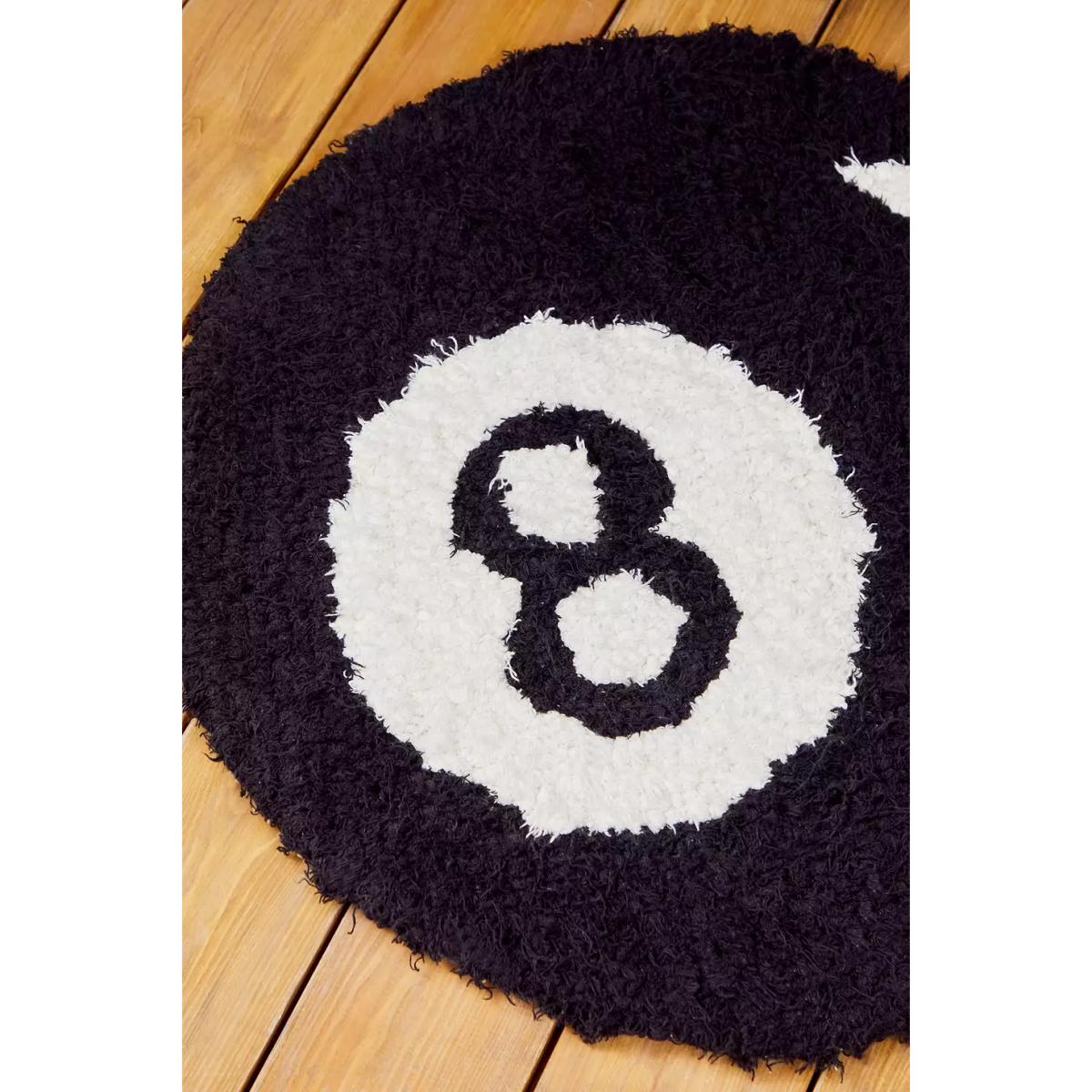8 Ball Tufted Rug - Black/White ALL at Urban Outfitters – image 3