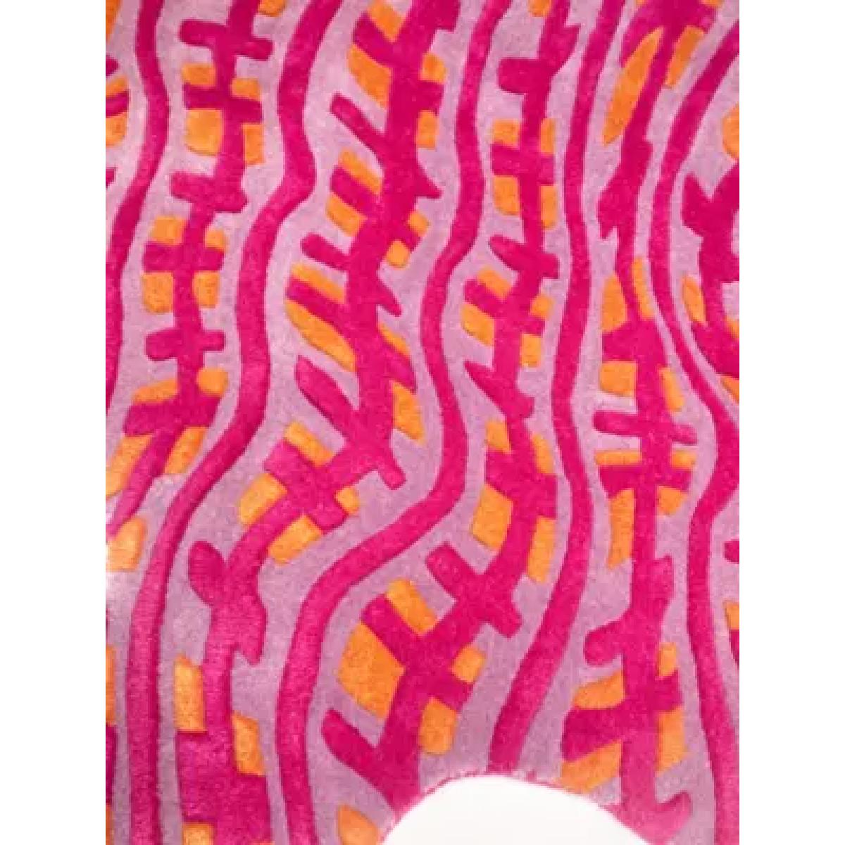 Wavey Casa Wavey Rug - Pink 140cm X 130cm at Urban Outfitters – image 8
