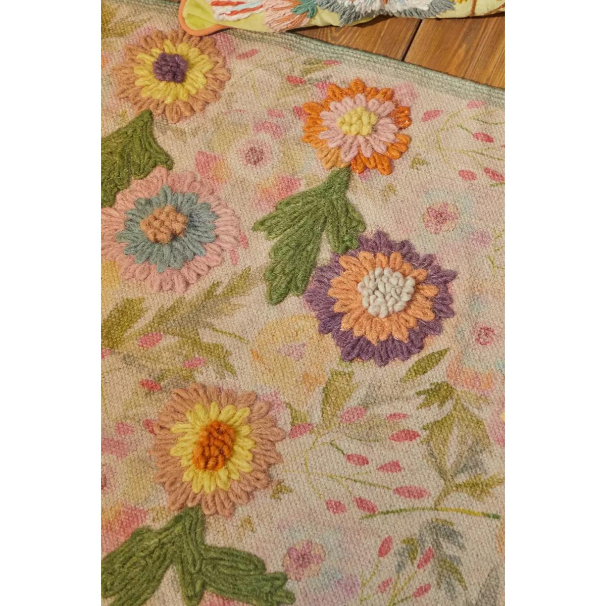 Floral Embroidered 2x3 Rug at Urban Outfitters – image 2