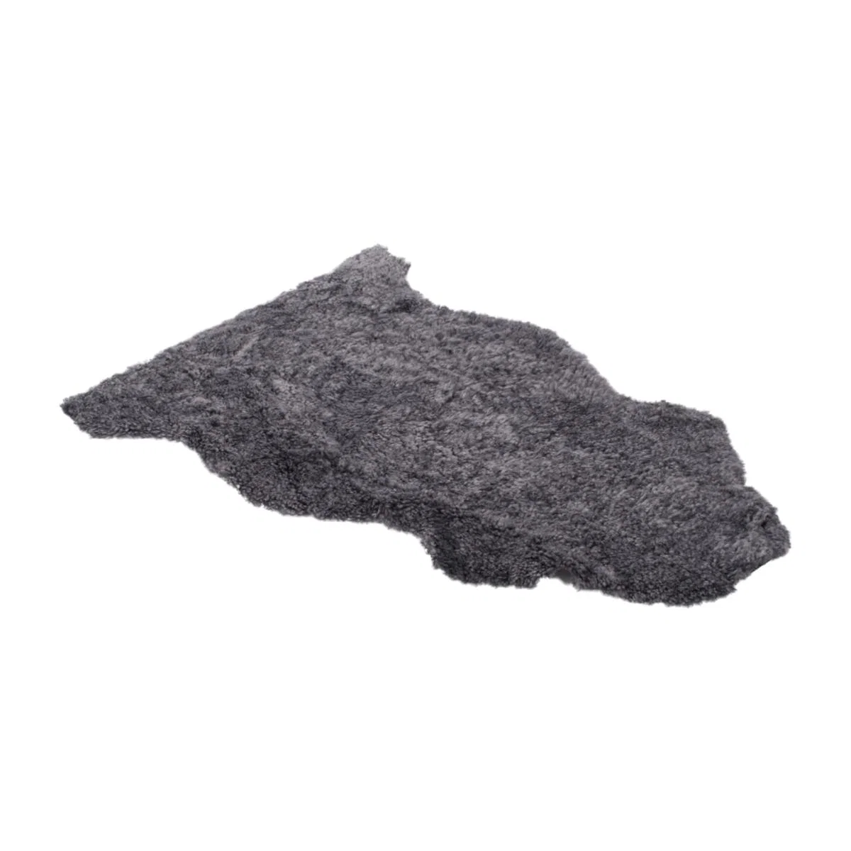 Single Curly Sheepskin Rug - Silvergrey Owen Barry – image 1
