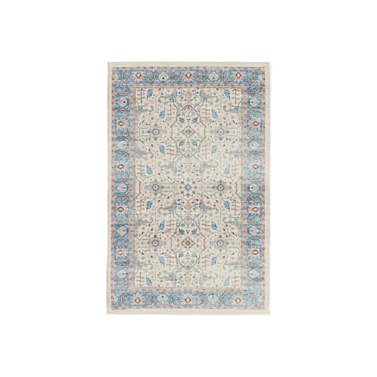 Hand-Woven Indoor & Outdoor Rug Leonato with Vintage Pattern – image 1