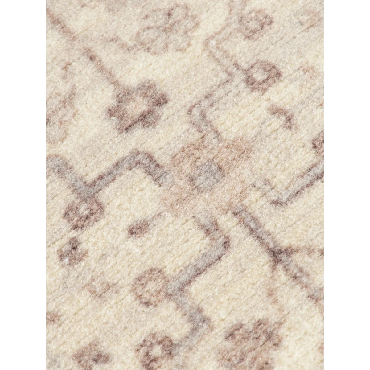 Hand-Woven Low-Pile Rug Rosalie with Ornaments – image 4