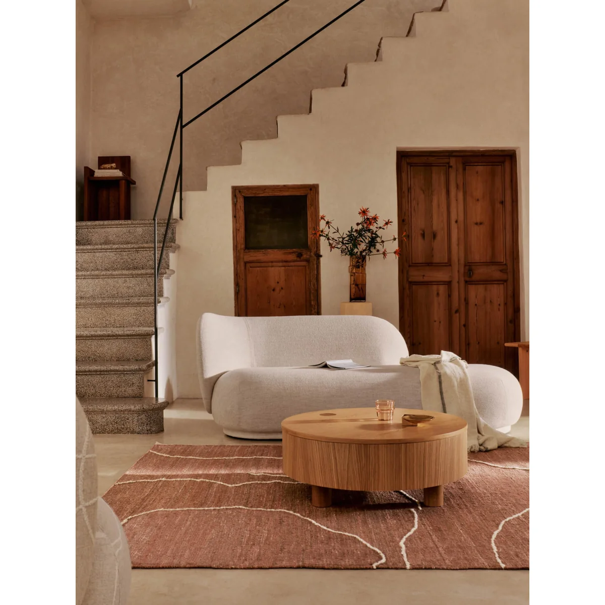 Handwoven Jute Rug Gesso – image 2