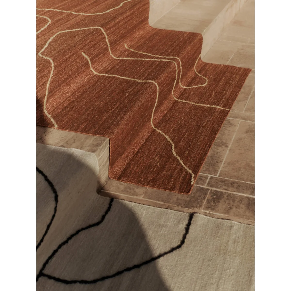 Handwoven Jute Rug Gesso – image 4