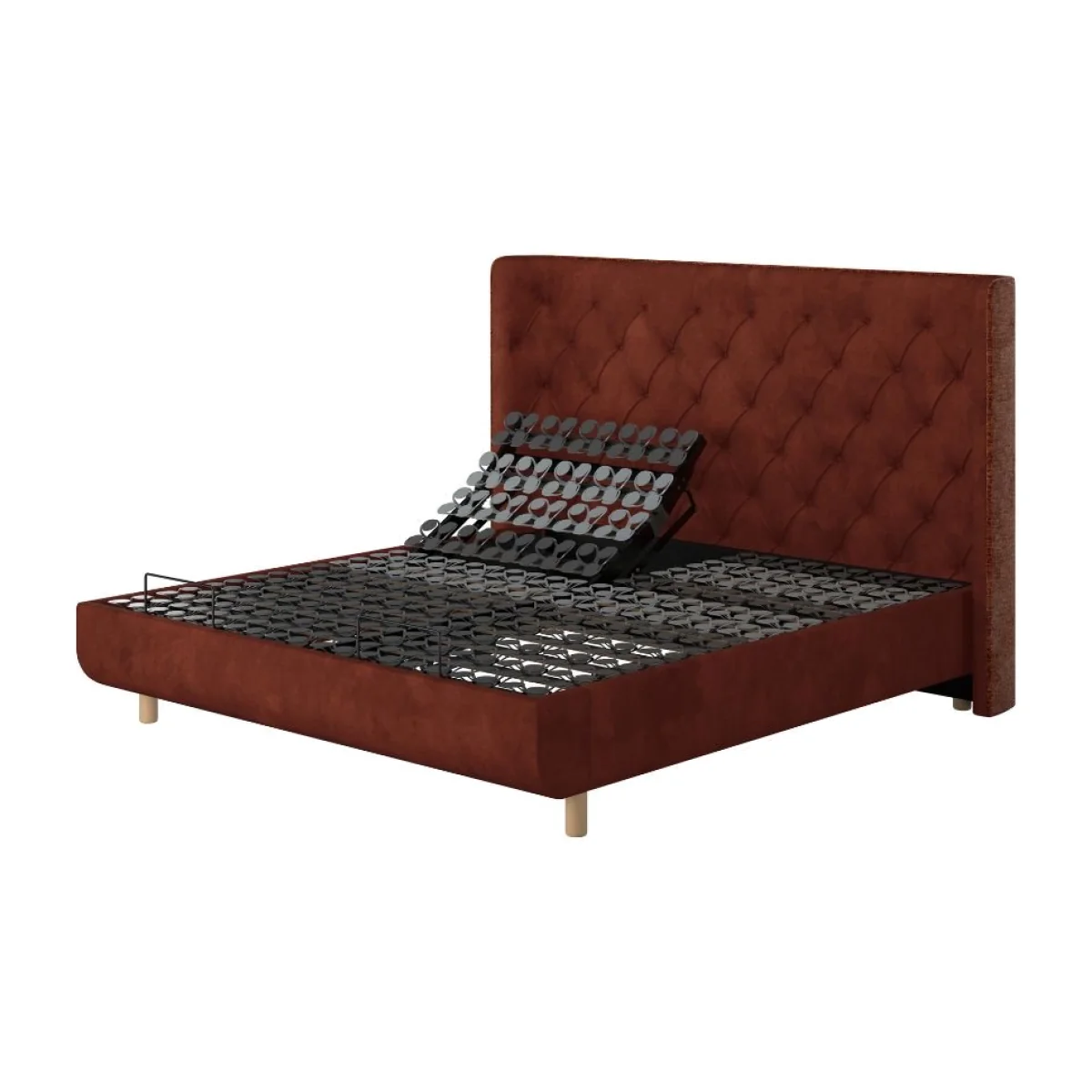 TEMPUR Arc Adjustable Bed with Luxury Headboard