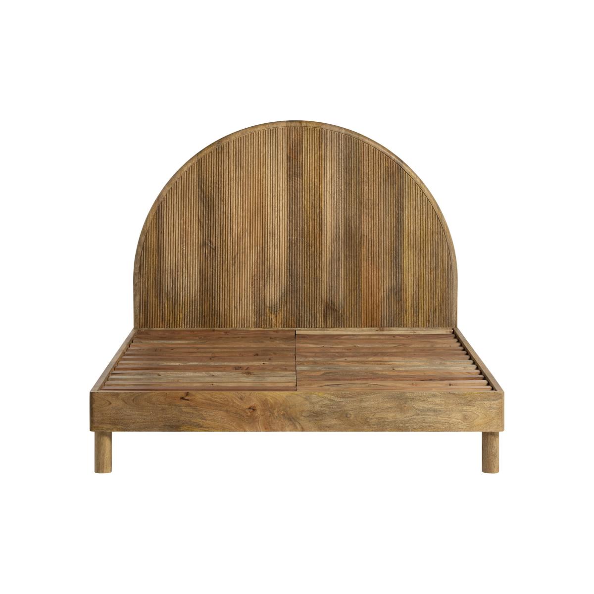 Zuberi King Bedframe, Neutral Wood | Barker & Stonehouse – image 3