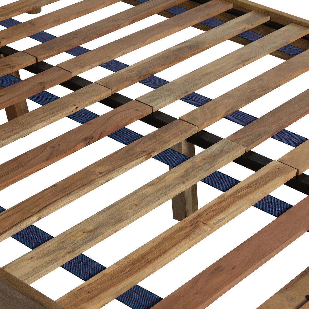 Zuberi King Bedframe, Neutral Wood | Barker & Stonehouse – image 6