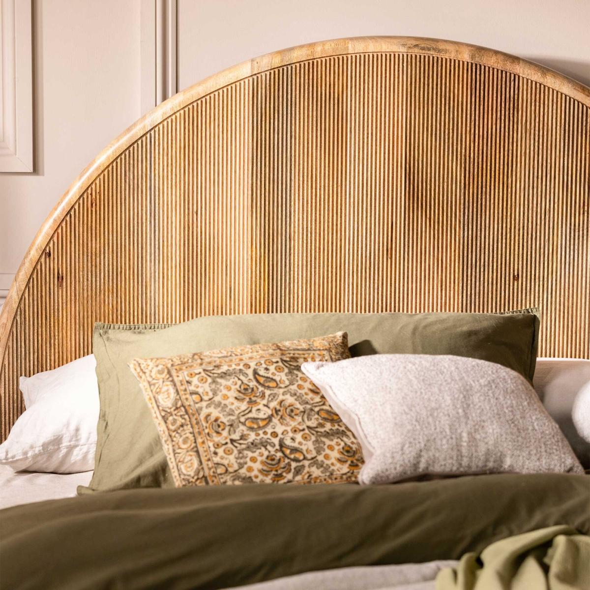 Zuberi King Bedframe, Neutral Wood | Barker & Stonehouse – image 8