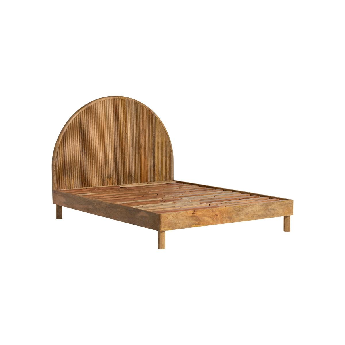 Zuberi King Bedframe, Neutral Wood | Barker & Stonehouse – image 9