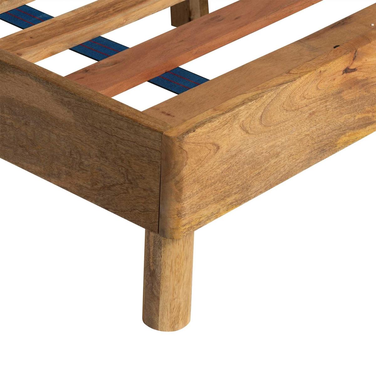 Zuberi King Bedframe, Neutral Wood | Barker & Stonehouse – image 10