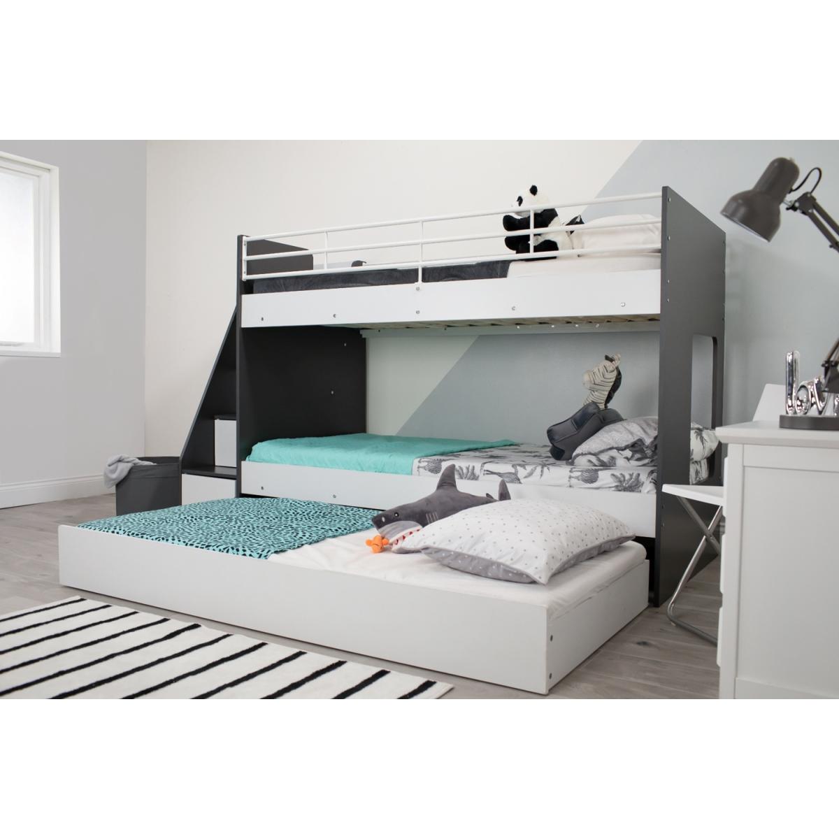 Flair Jasper Bunk Bed With Trundle Bed and Staircase – image 3