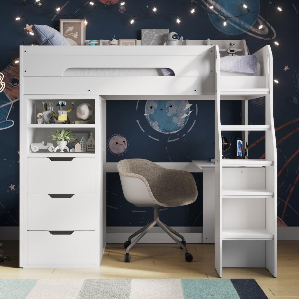 Flair Cosmic Storage Sleeper Bed White - – image 2