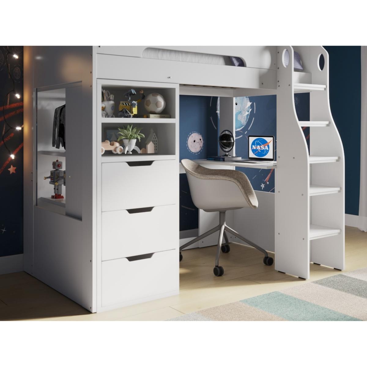 Flair Cosmic Storage Sleeper Bed White - – image 3