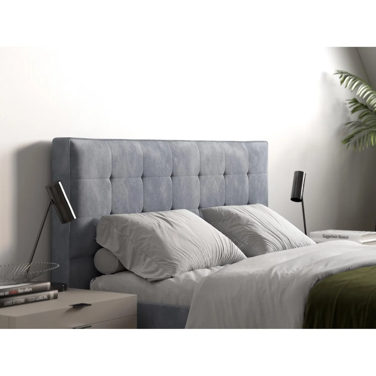 Flair Perth Fabric Bed Grey - Single – image 3