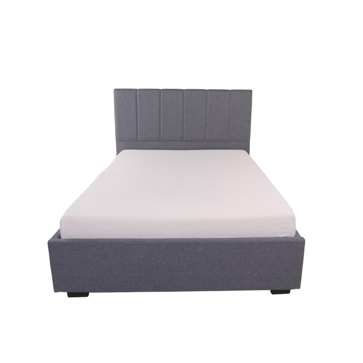 Flair Grey Waltz Fabric Ottoman Kingsize Bed - King – image 12