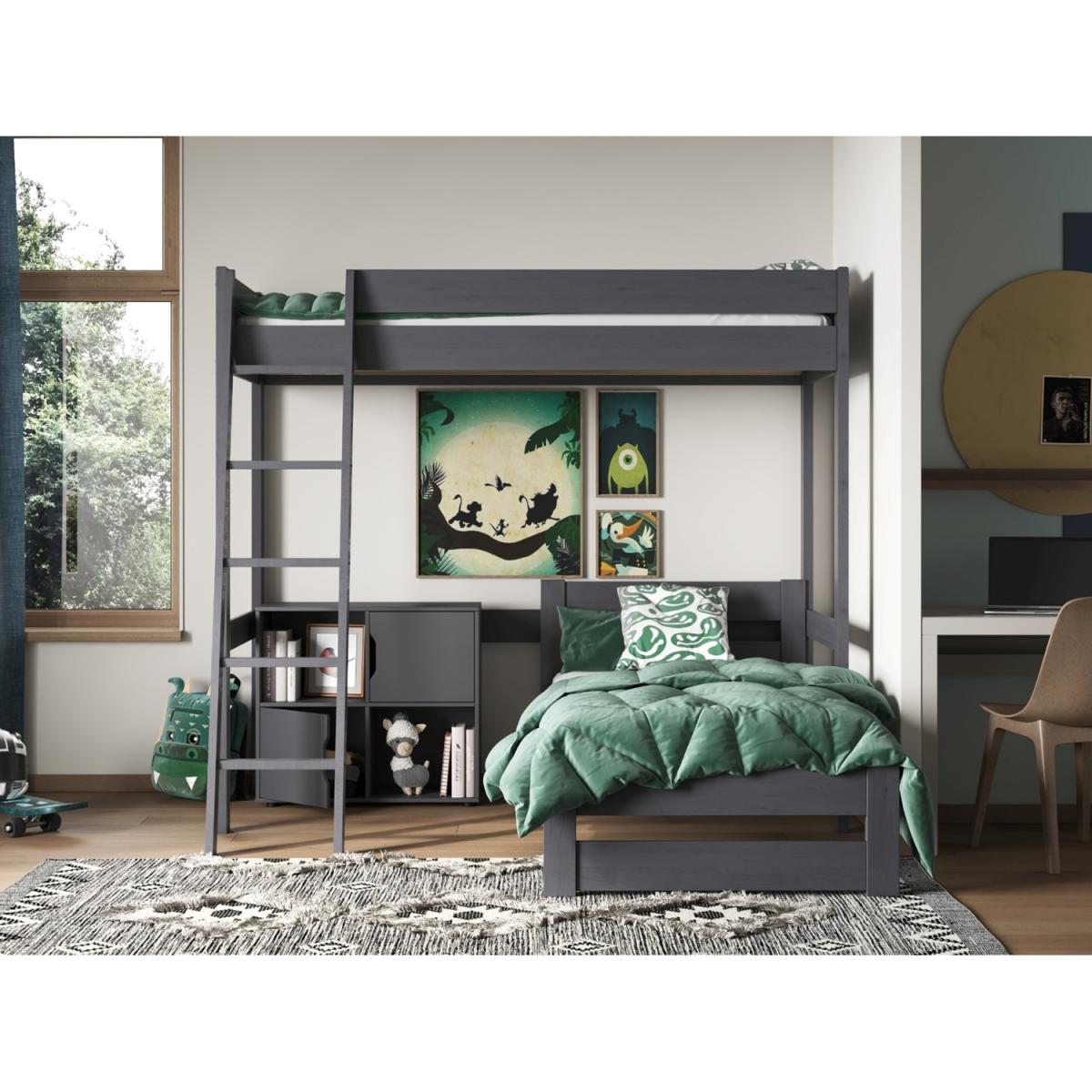 Noomi Tera High Sleeper With Single L Shaped Bed - – image 3