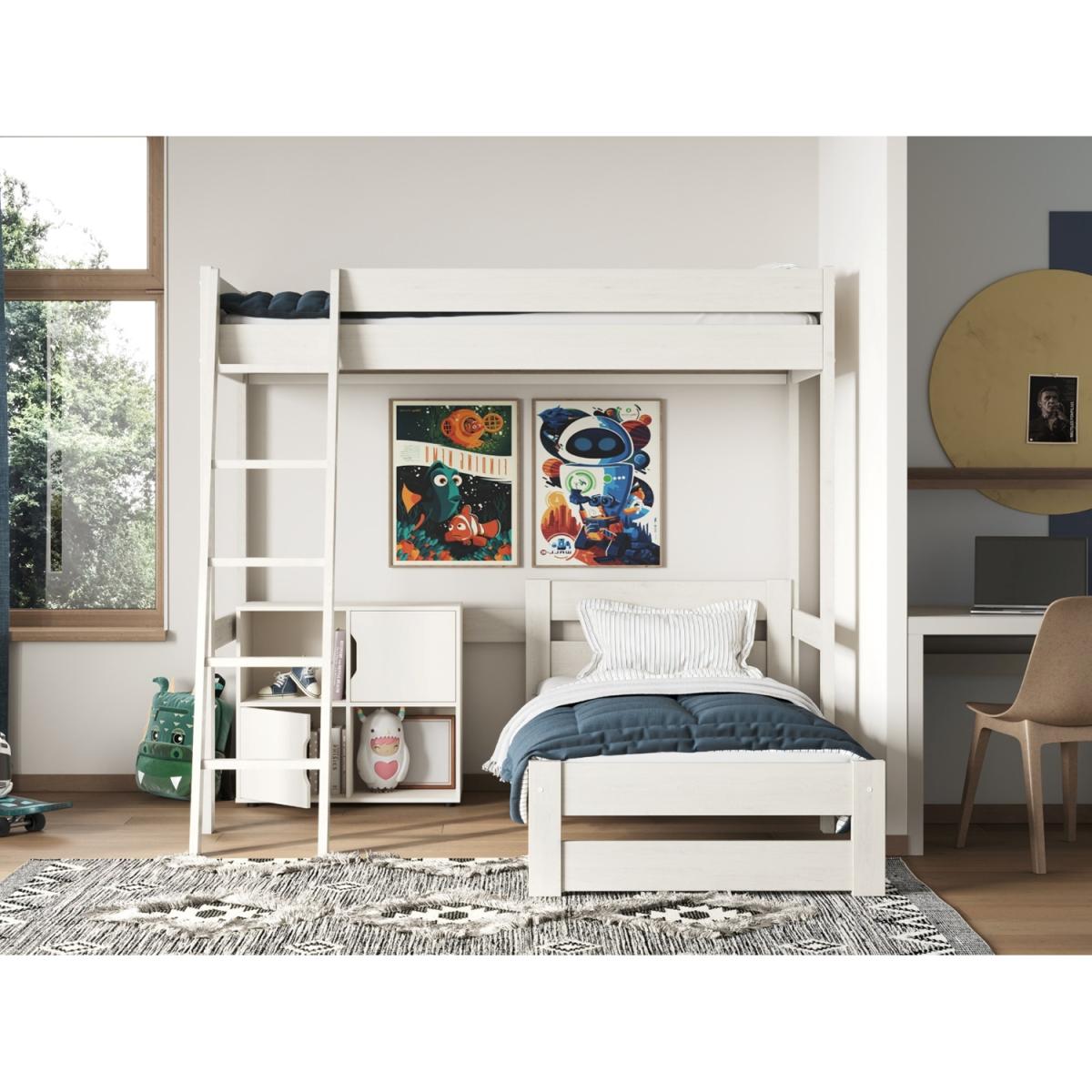 Noomi Tera High Sleeper With Single L Shaped Bed - – image 4