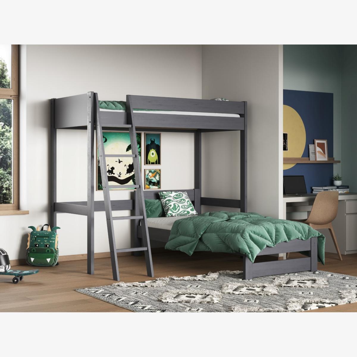 Noomi Tera High Sleeper With Single L Shaped Bed - – image 1