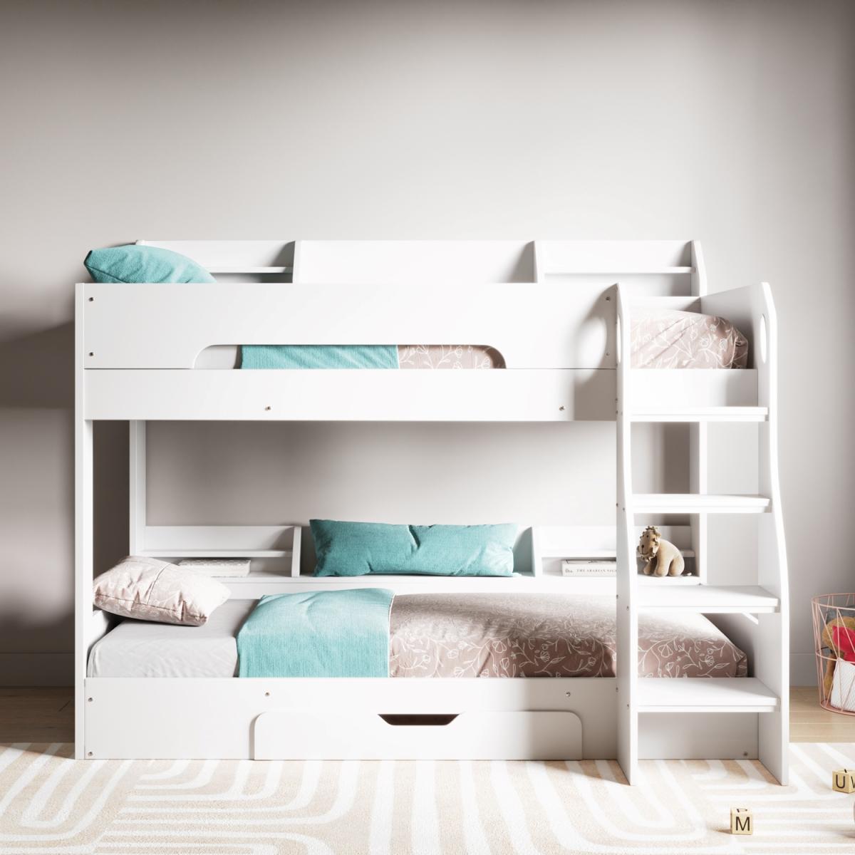 Flair Flick Bunk Bed With Shelves And Drawer - – image 2