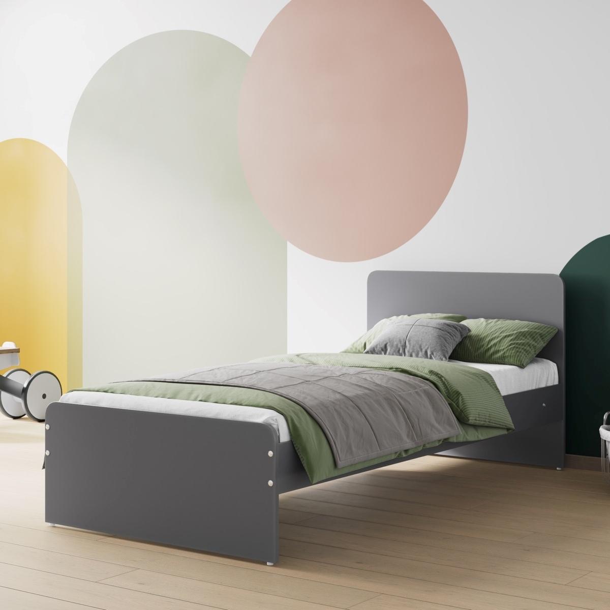Flair Wizard Single Grey Bed Frame - – image 1
